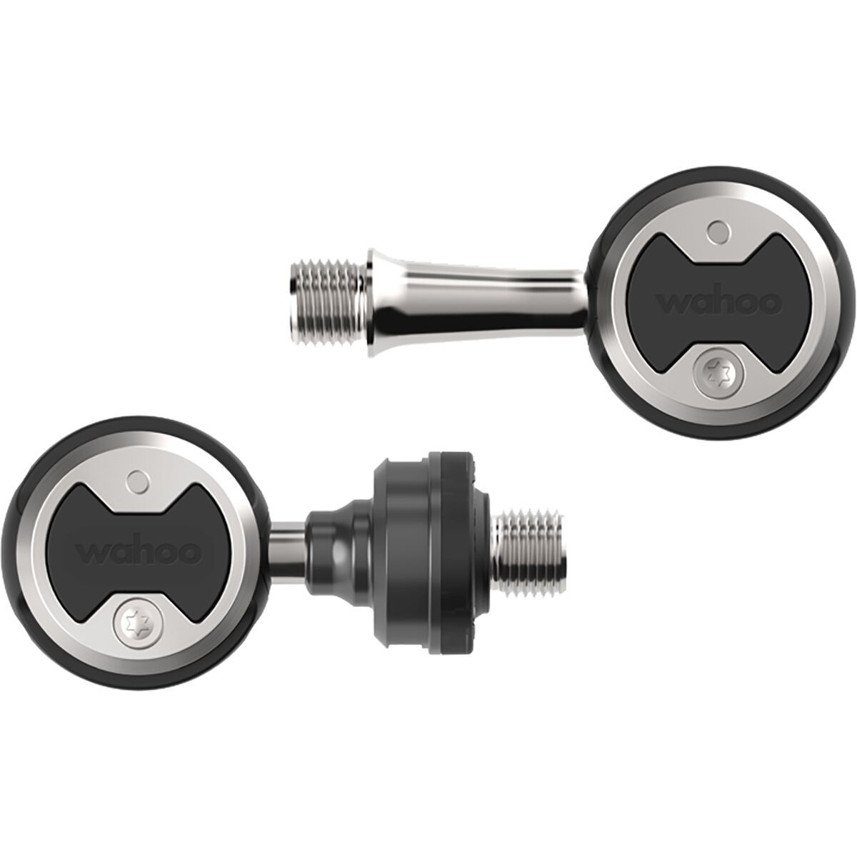 Image of Wahoo Fitness POWRLINK ZERO Single-Sided Power Meter Pedals Black/Silver, One Size