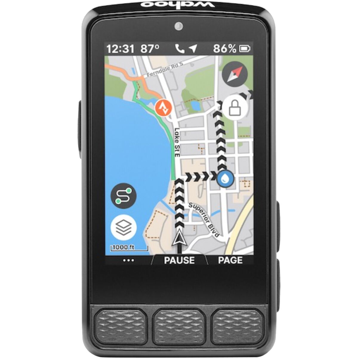 Wahoo Fitness Wahoo Fitness ELEMNT ROAM 3 GPS Cycling Computer Black, One Size