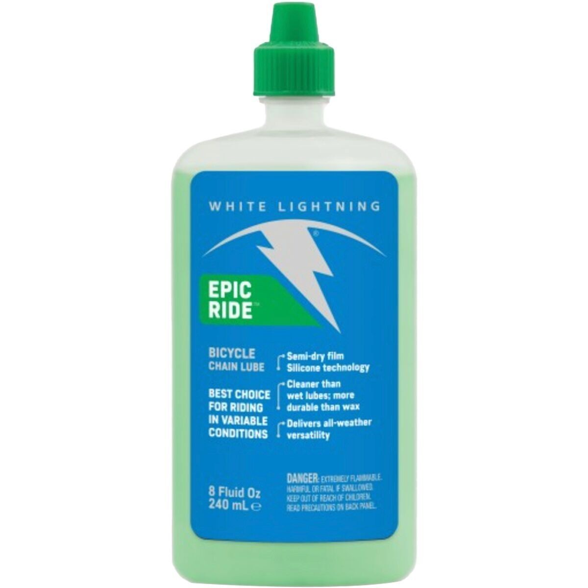 White Lightning Epic Ride Chain Lube Drip, 4oz