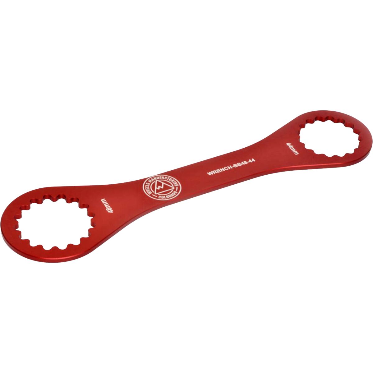 Image of Wheels Mfg Double Ended Bottom Bracket Wrench Red, 16x48.5mm/16x44mm