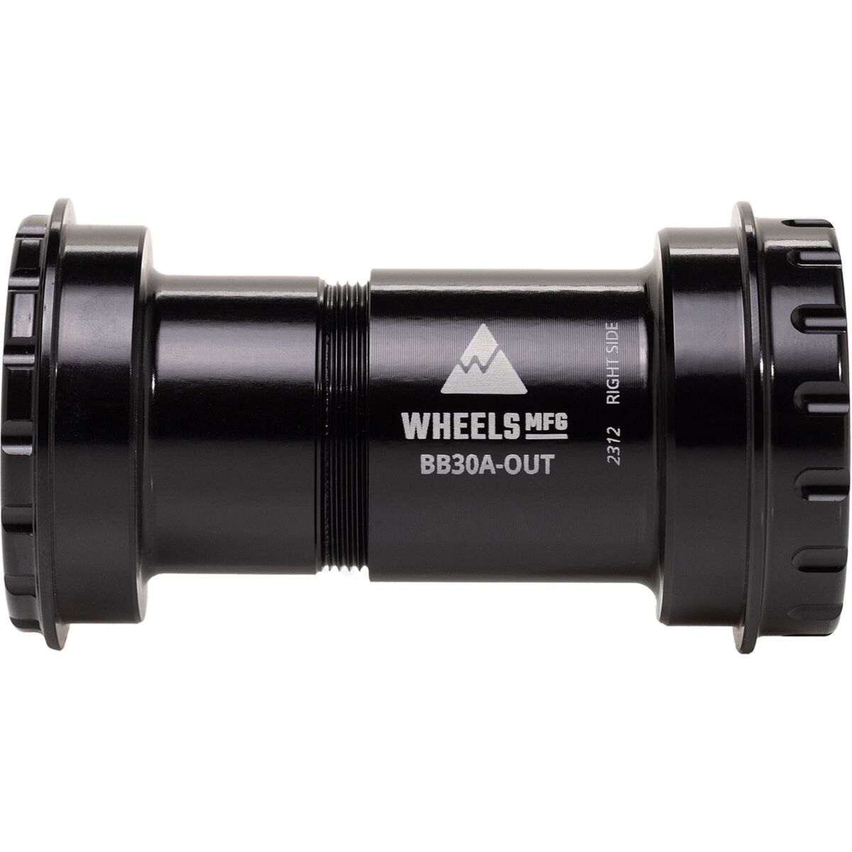 Wheels Mfg Wheels Mfg BB30A Thread Together Bottom Bracket - ABEC-3 Black, 24mm, Shimano