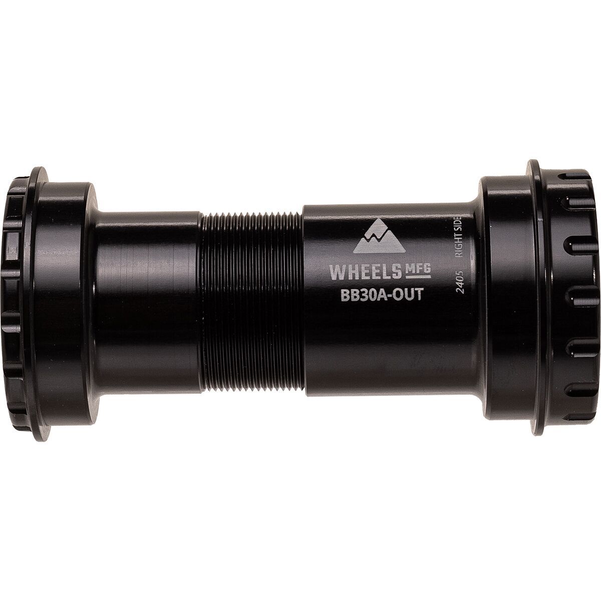 Image of Wheels Mfg BB30A Thread Together Bottom Bracket - Angular Contact Black, 24mm, Shimano