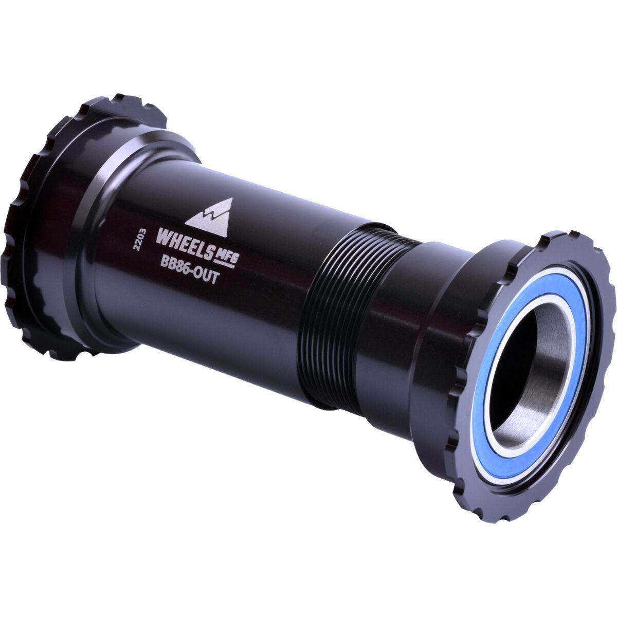 Image of Wheels Mfg BB86/92 Thread Together Bottom Bracket - ABEC-3 Black, 24mm, Shimano