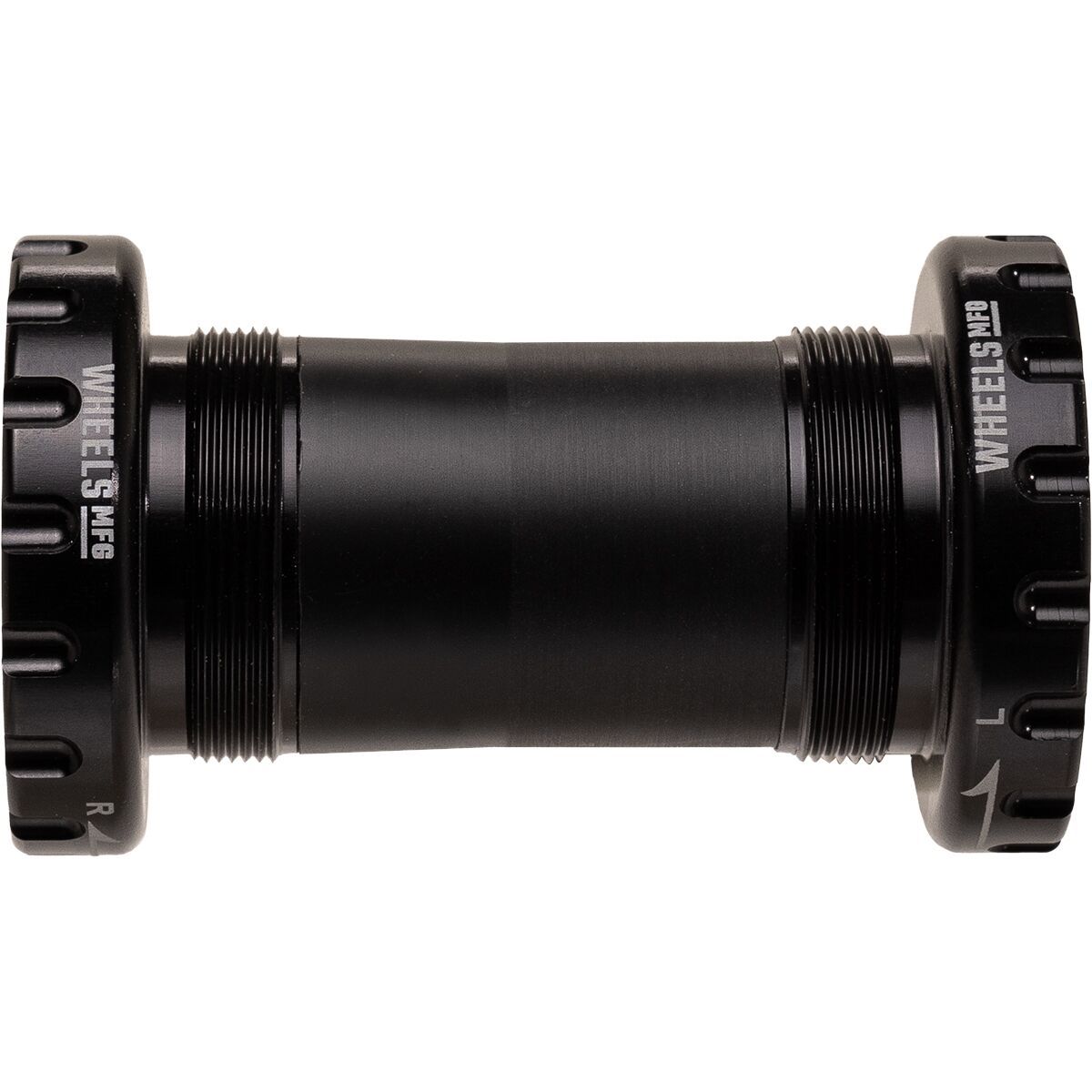 Image of Wheels Mfg BSA Bottom Bracket - ABEC-3 Black, 24mm, Shimano, MTB