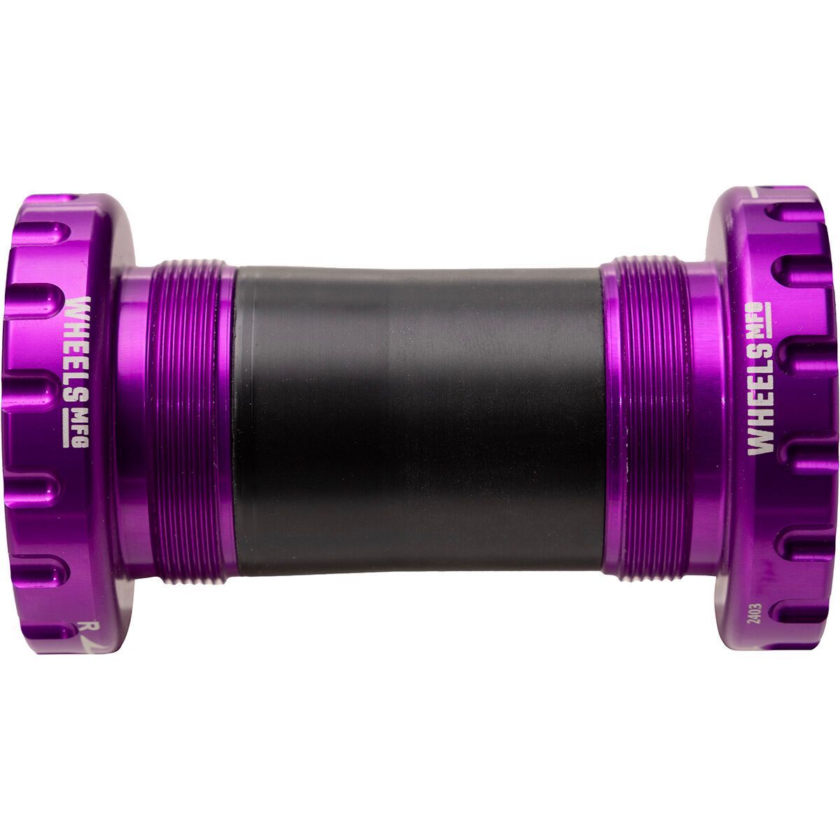 Image of Wheels Mfg BSA Bottom Bracket - ABEC-3 Purple, 30mm