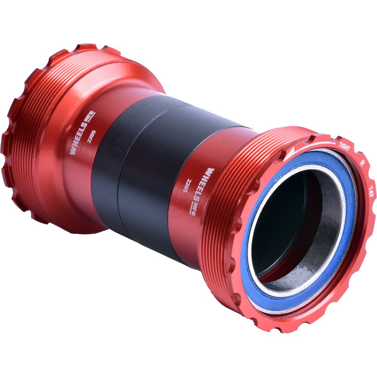Image of Wheels Mfg T47 Inboard Bottom Bracket - ABEC-3 Red, 30mm