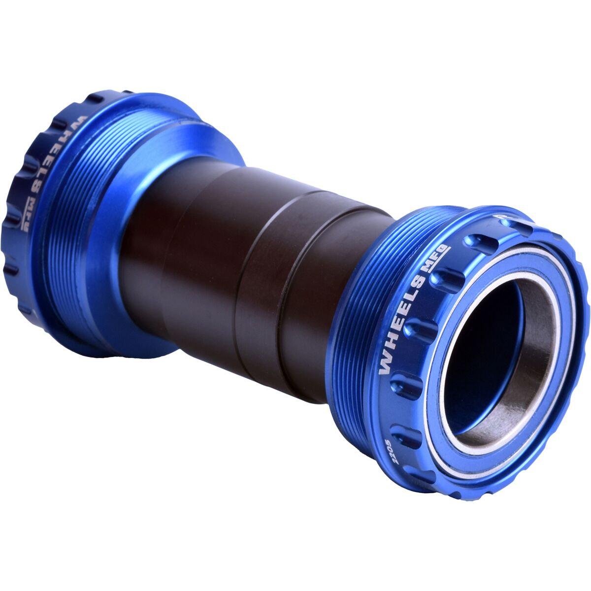 Image of Wheels Mfg T47 Outboard Bottom Bracket - ABEC-3 Blue, 30mm