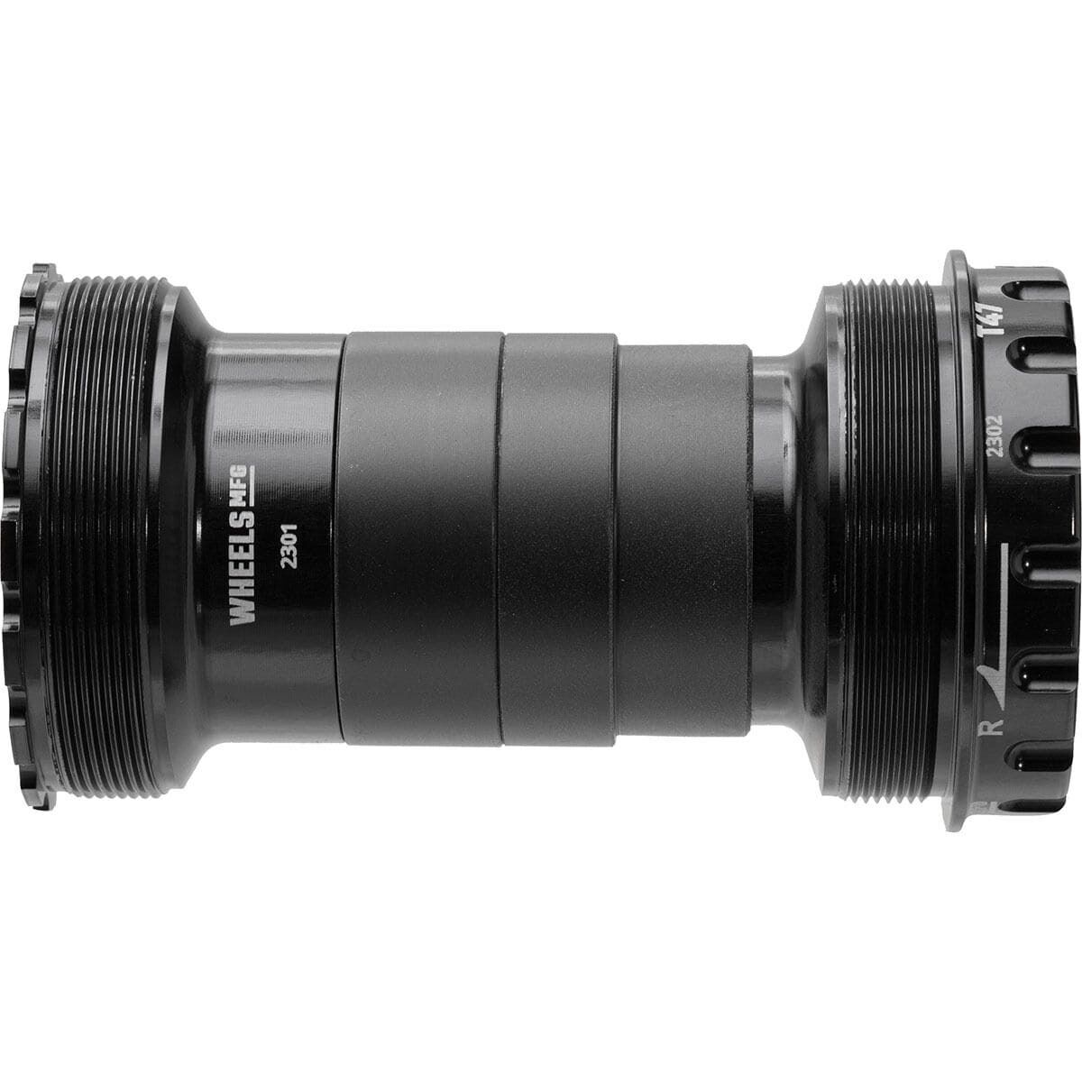 Image of Wheels Mfg T47A Bottom Bracket - ABEC-3 Black, 24mm, Shimano