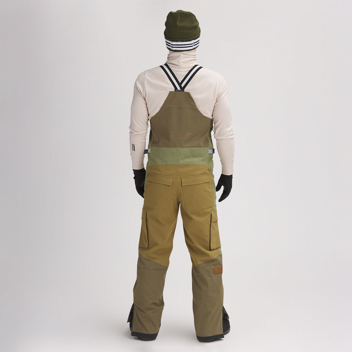 スノーボード BSRBT CARGO BIB PANTS WHITE BSRBT CARGO BIB PANTS WHITE ウィンタースポーツ