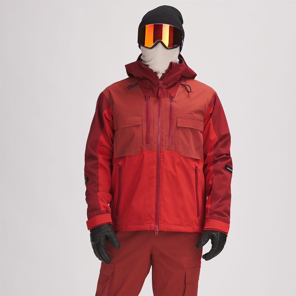 WHITESPACE 2L Cargo Insulated Jacket - Men's Faded Red/Red Rust/Madder Brown