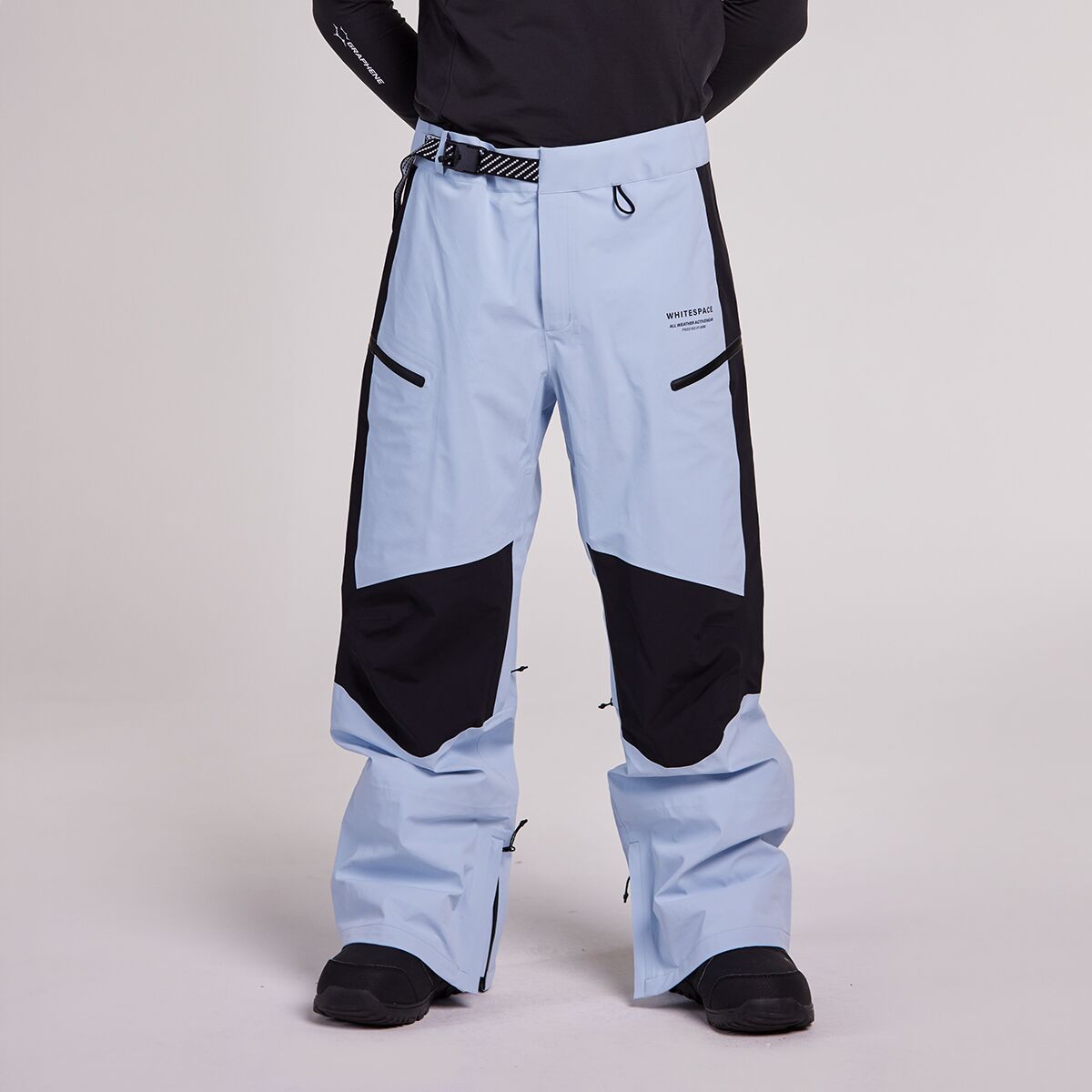 WHITESPACE WHITESPACE Performance 3L Pant - Men's Sky Blue/Black, XXL