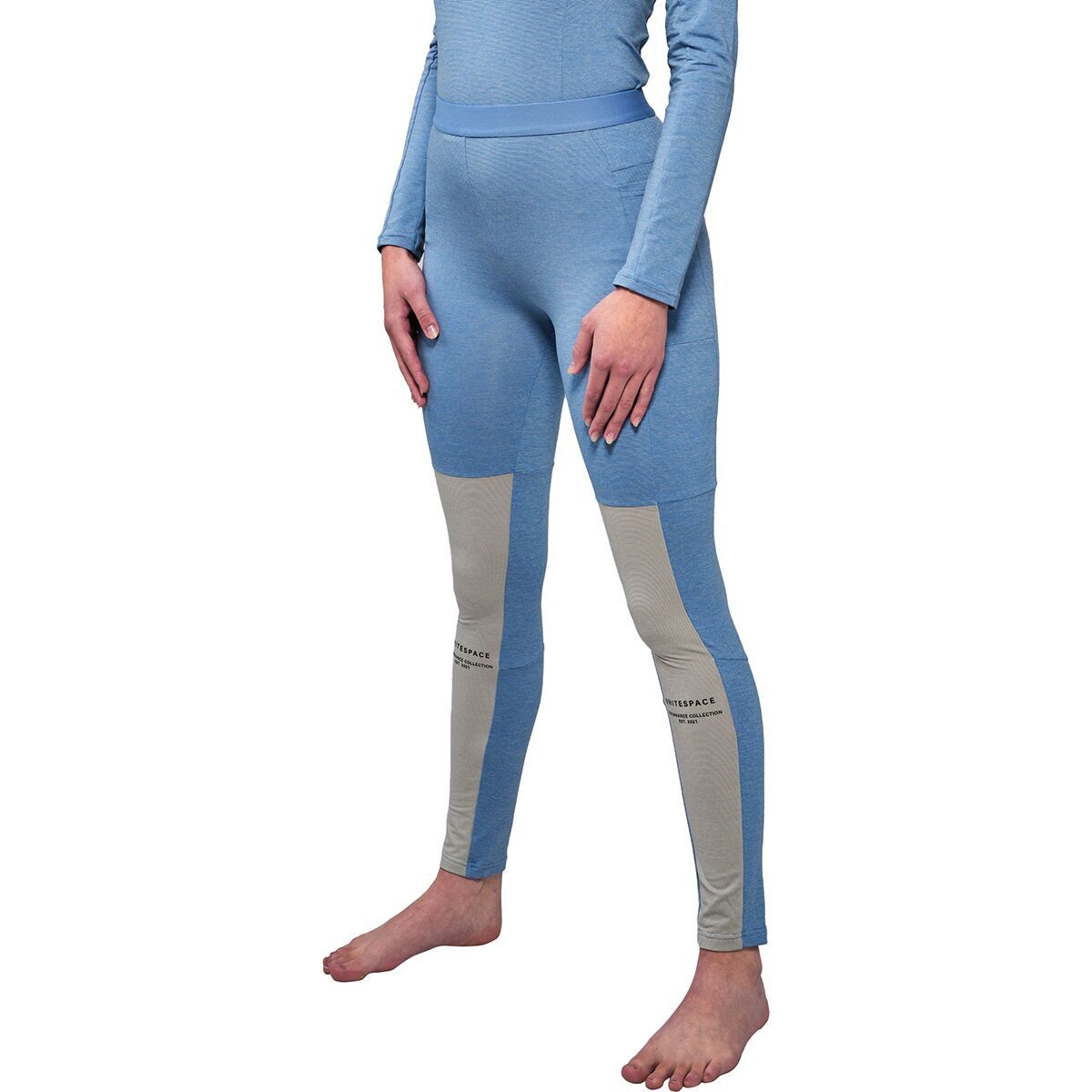 Image of WHITESPACE Graphene Pant - Women's Placid Blue/Warm White, M