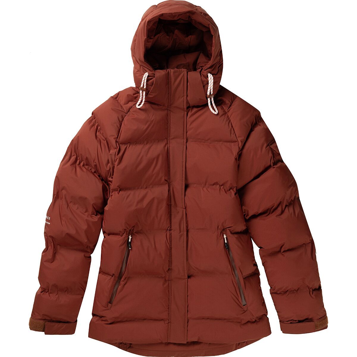 Image of WHITESPACE Insulated Puffy Parka Jacket - Women's Smoked Paprika, XS