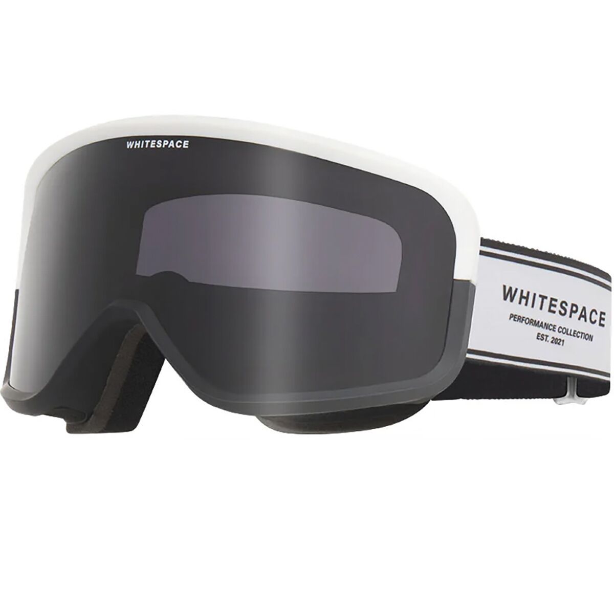 WHITESPACE Dual Tone Goggles Black/White/Dark Smoke, One Size
