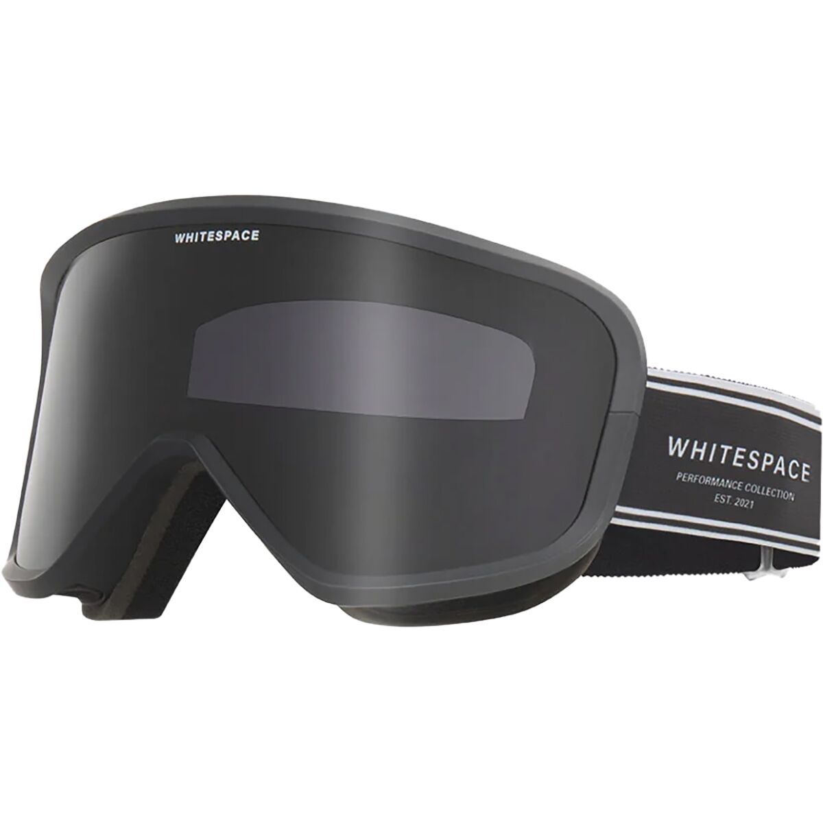 Image of WHITESPACE Dual Tone Goggles Dark Black/Dark Smoke, One Size