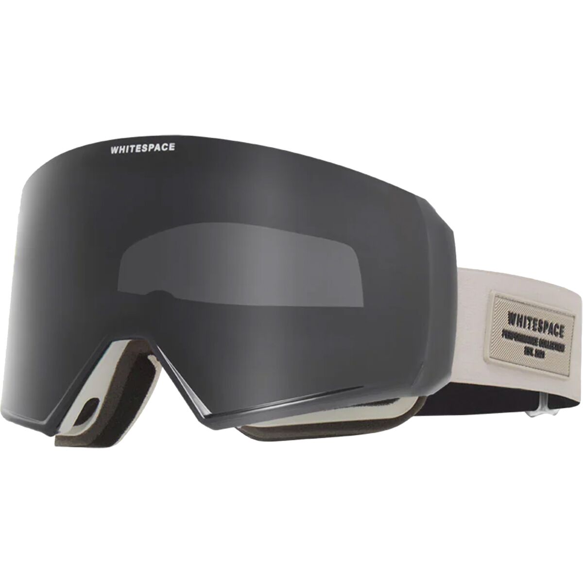 Image of WHITESPACE SWPro Mag Shield Goggles Clay/Midnight Black/Amber, One Size