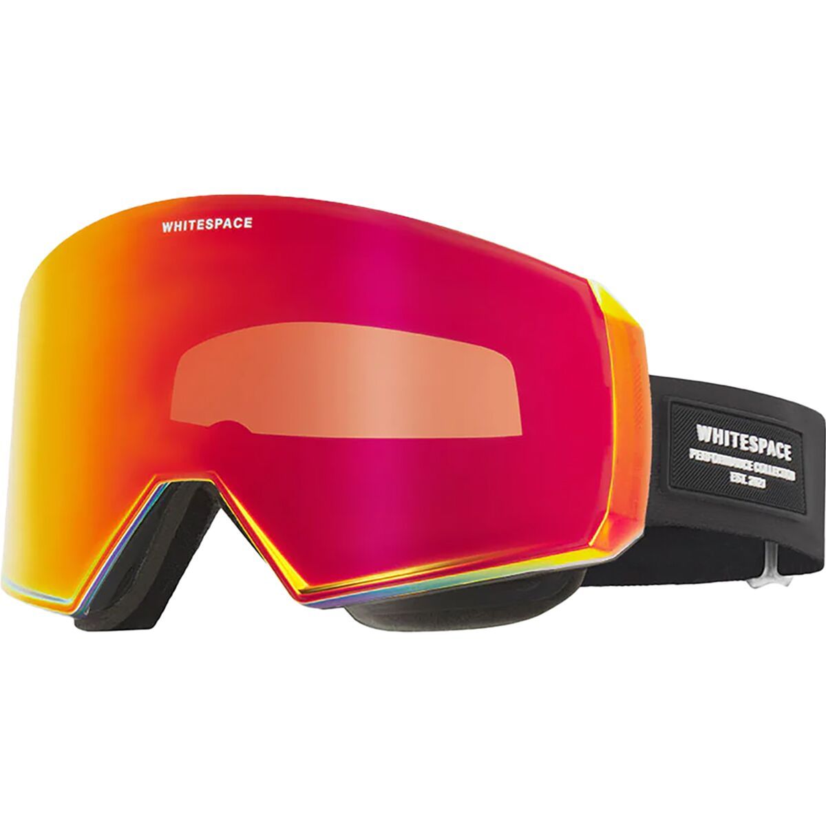Image of WHITESPACE SWPro Mag Shield Goggles Midnight/Midnight Black/Amber, One Size