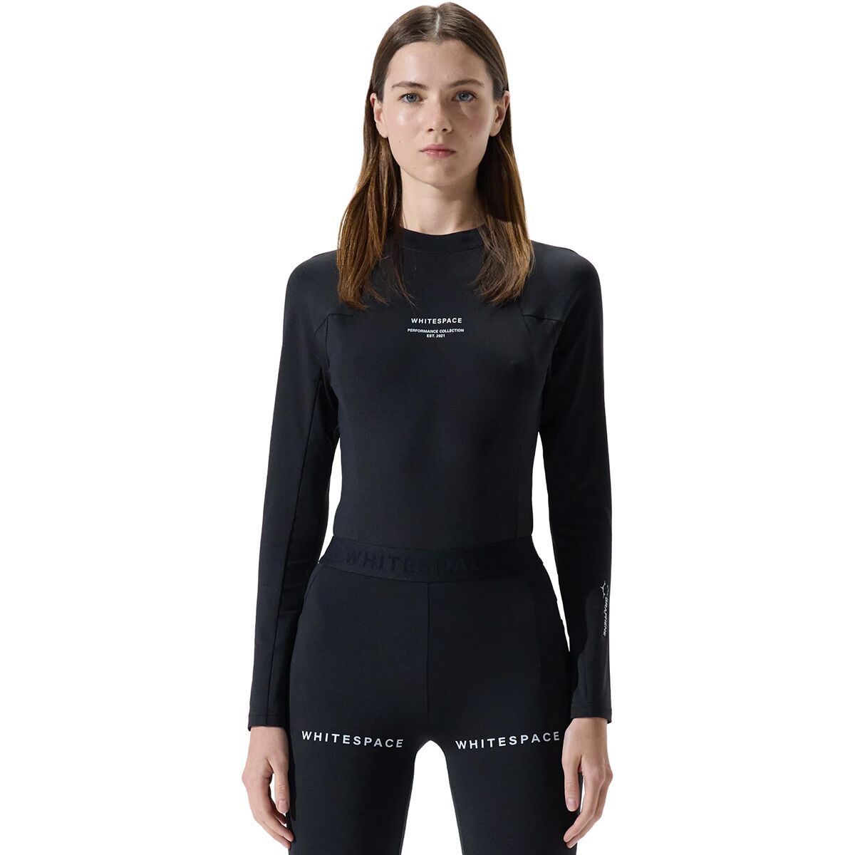 Image of WHITESPACE Graphene Crew Neck Top - Women's Black Onyx, L