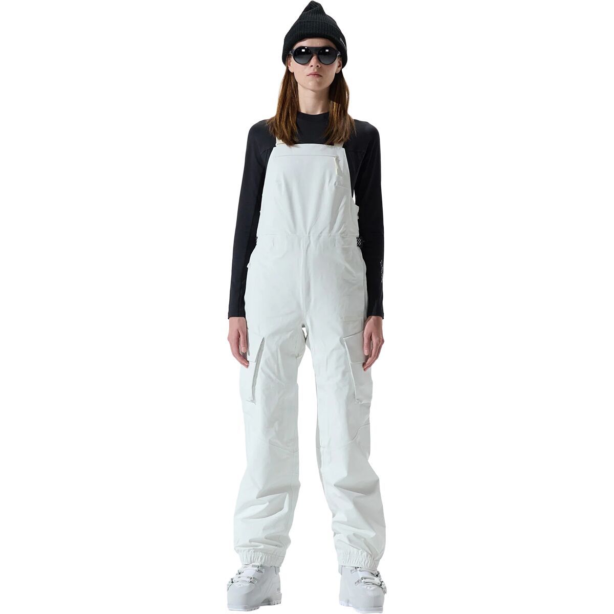 Image of WHITESPACE Performance Riding Bib Pant - Women's Warm White, XL