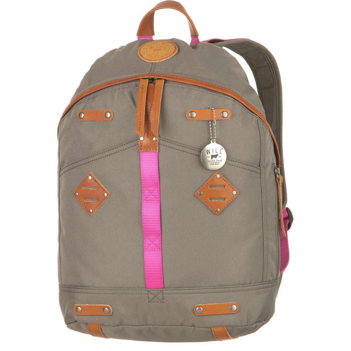 Will Leather Goods Give Will Charcoal and Black Backpack Amazon.com: CHAO RAN Leather Laptop Backpack for Men  main image 2