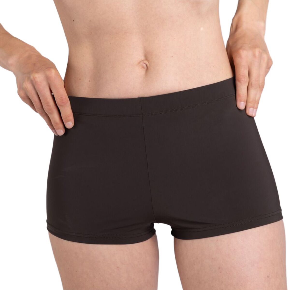 Image of Wallien Hot Pant Swim Short - Women's Coffee, M