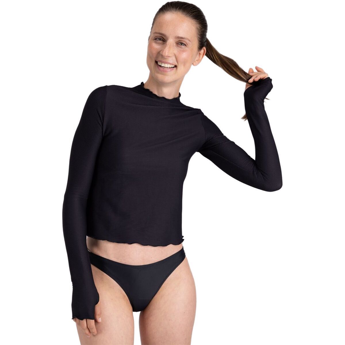 Image of Wallien Rash Guard - Women's Black, M