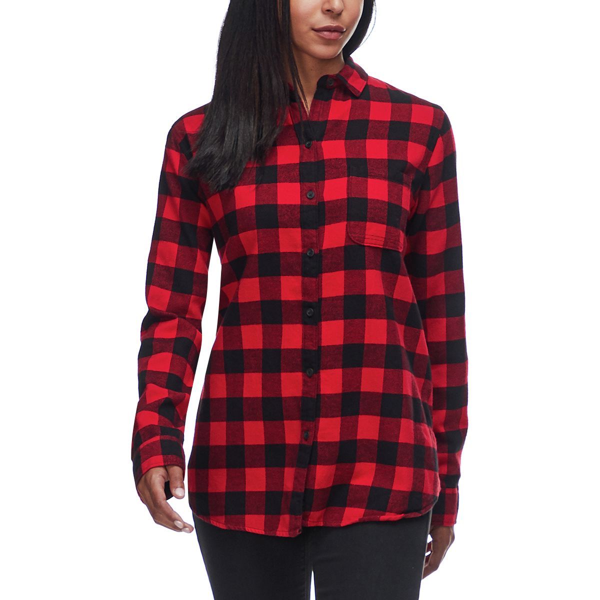 Woolrich Eco Rich Pemberton Boyfriend Shirt - Women's Old Red Check, S