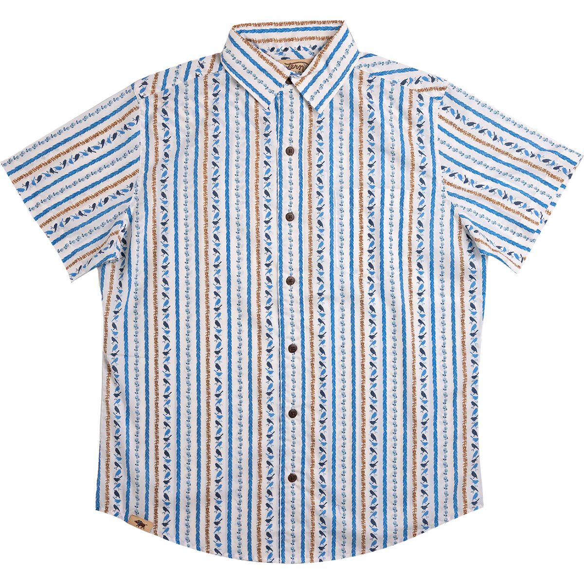 Western Aloha Western Aloha Birds & Leis Aloha Shirt - Men's White, S