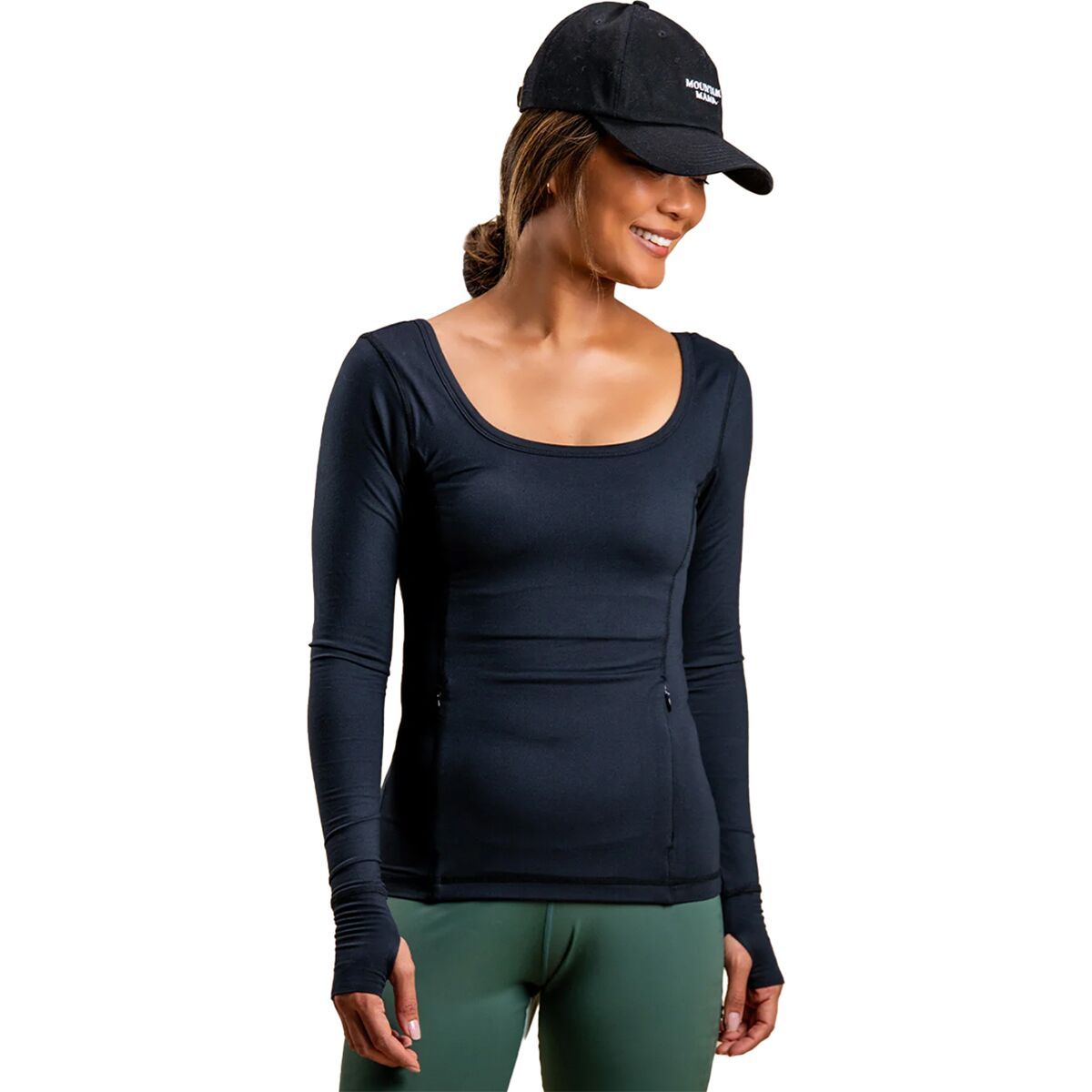Image of Wondery Anza Long Sleeve Baselayer - Women's Black, XL