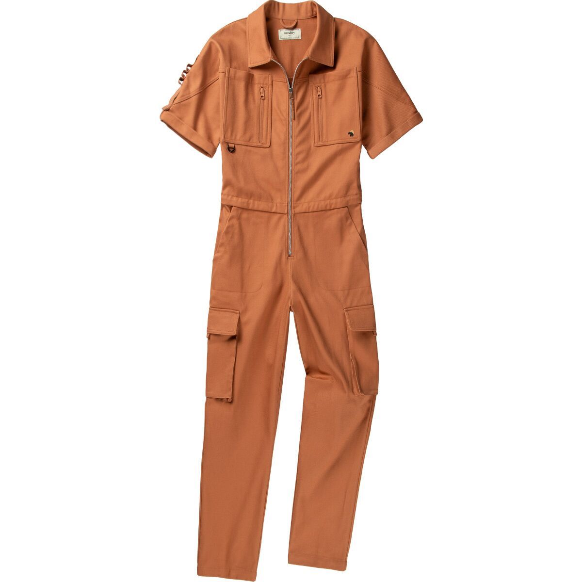 Image of Wondery Juniper Camp Jumpsuit - Women's Coral, M
