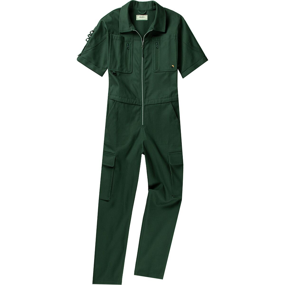 Image of Wondery Juniper Camp Jumpsuit - Women's Forest, M