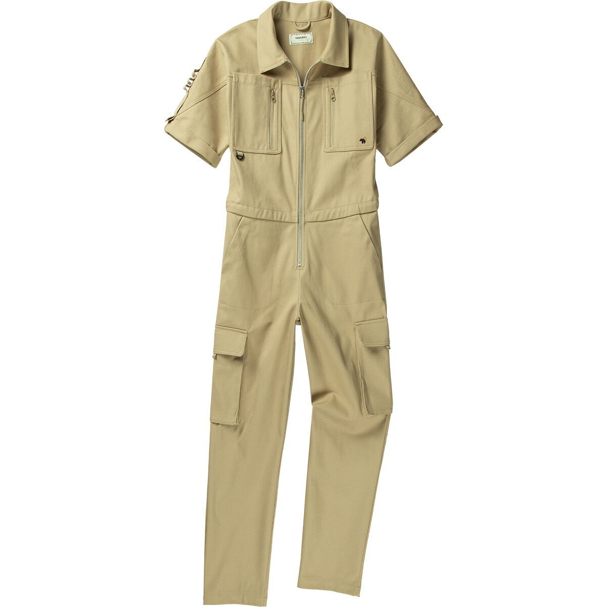 Image of Wondery Juniper Camp Jumpsuit - Women's Sand, XL