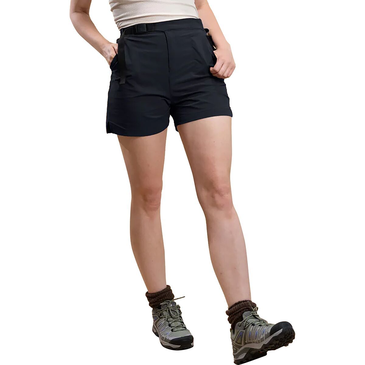 Image of Wondery Morongo Trail Short - Women's Black, S