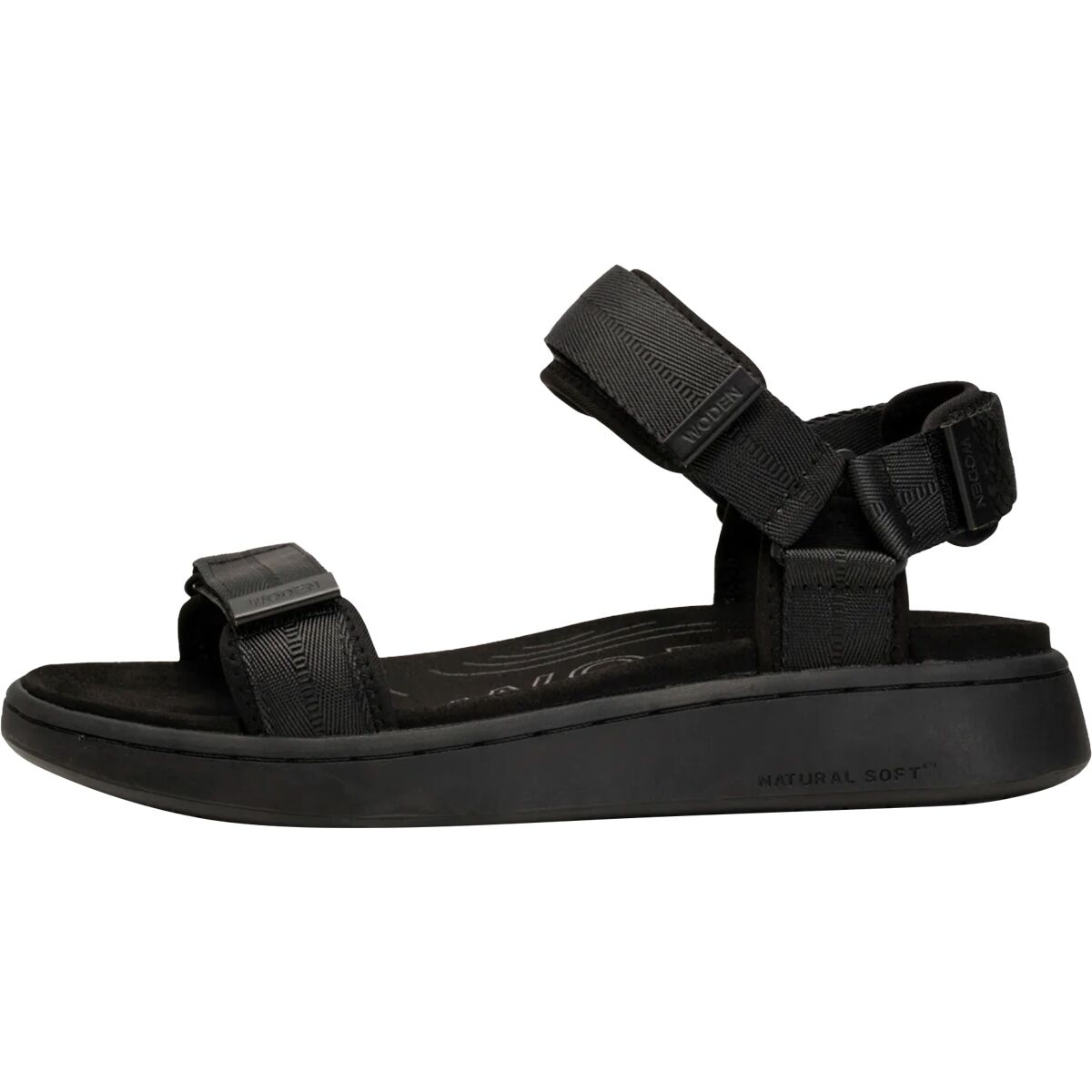 Woden Woden Line Sandal - Women's Black/Black, 37