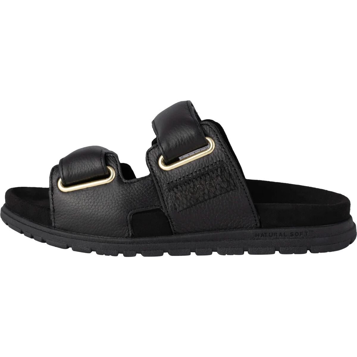 Image of Woden Lisa Leather Shoe - Women's Black, 40