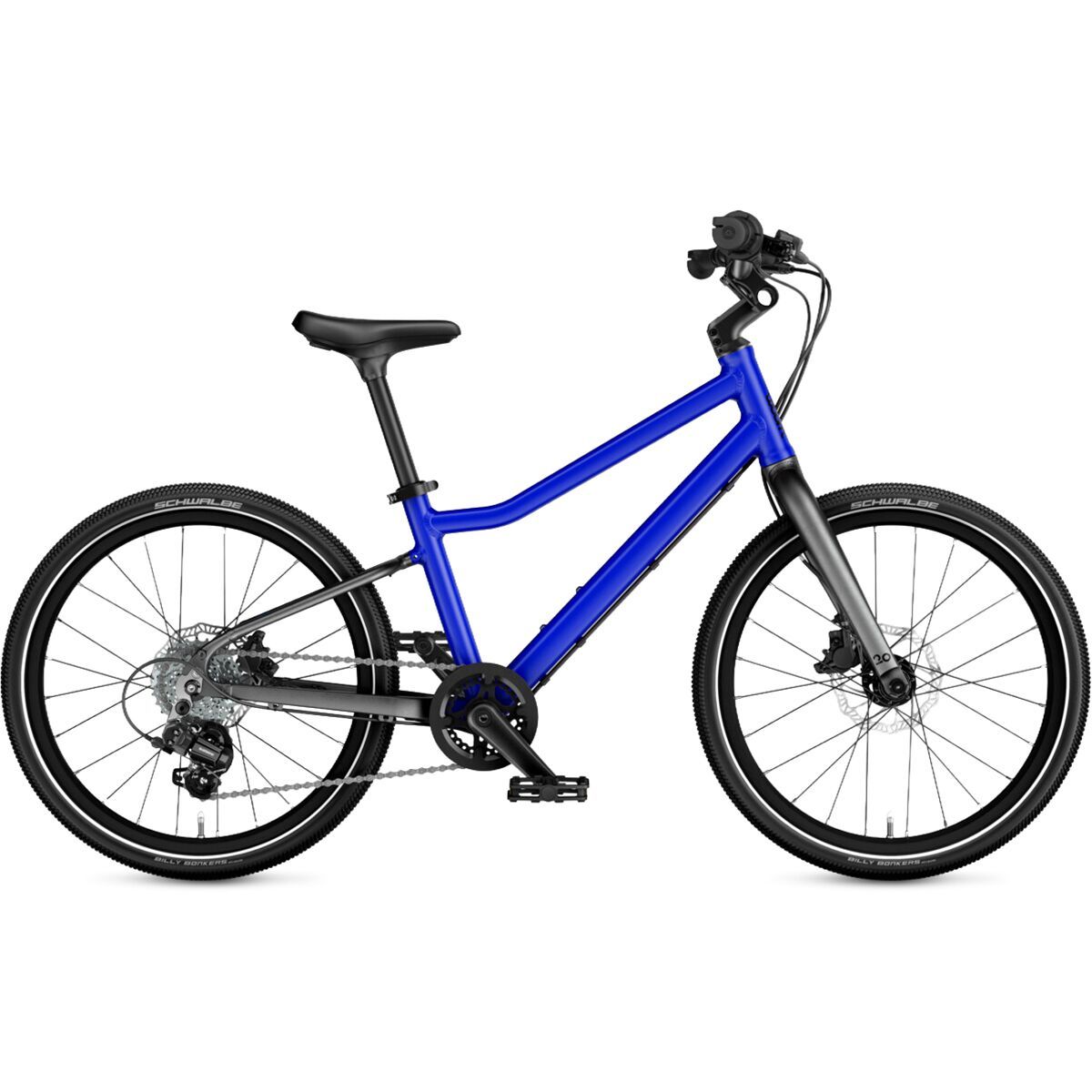 Image of Woom EXPLORE 4 20in Bike - Kids' Magnetic Blue, One Size