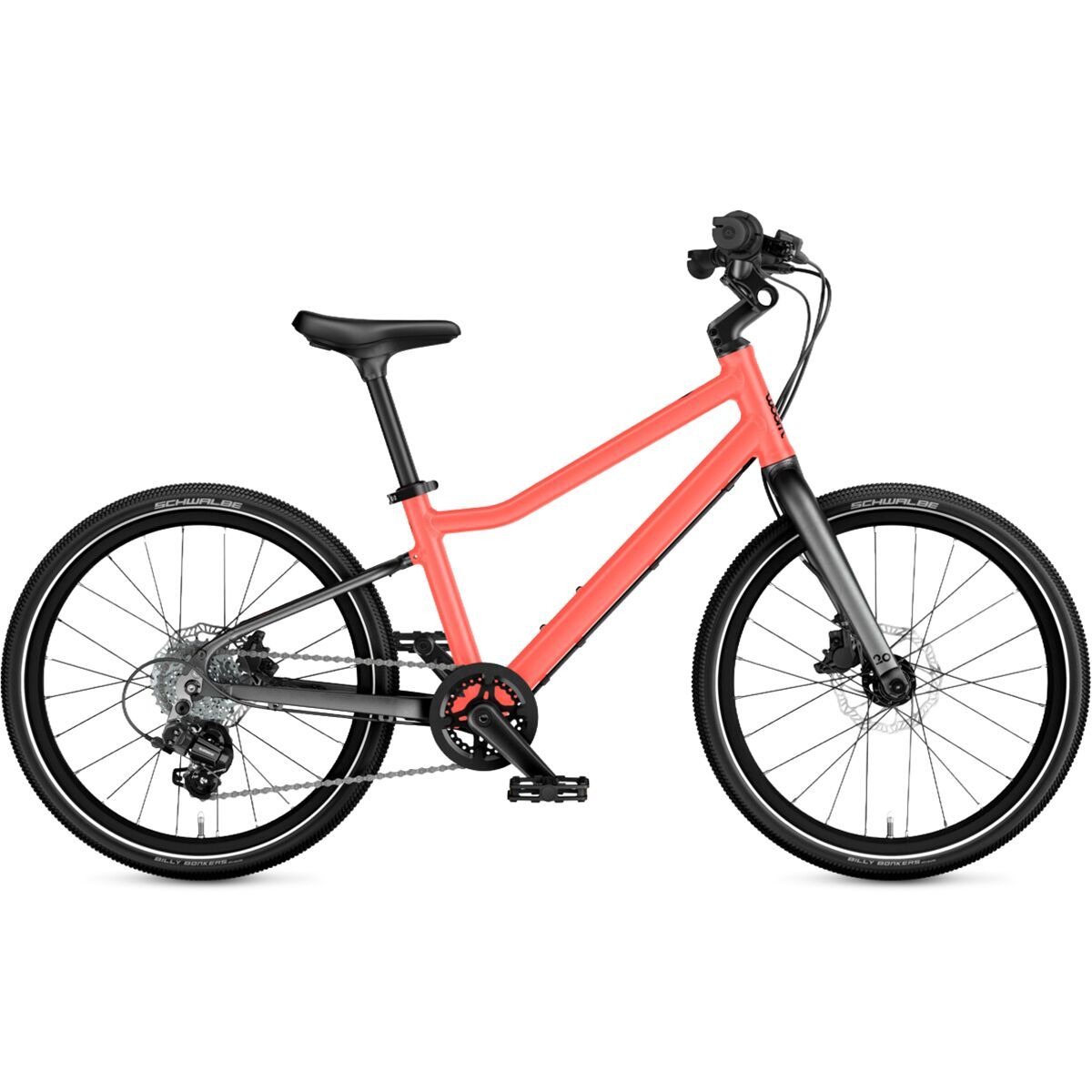 Image of Woom EXPLORE 4 20in Bike - Kids' Neon Coral, One Size