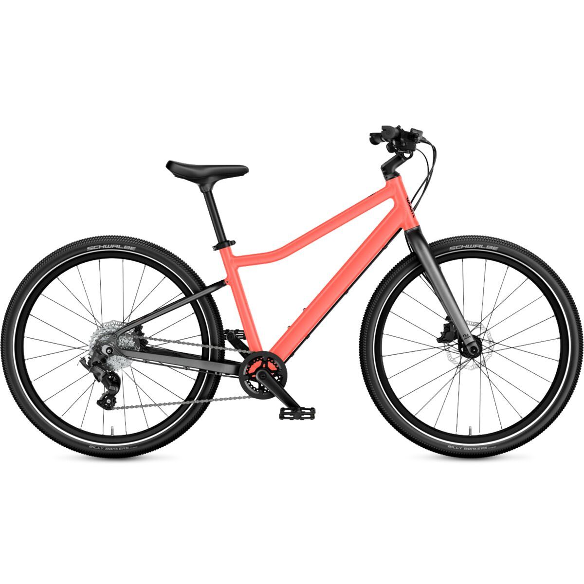 Image of Woom EXPLORE 5 24in Bike - Kids' Neon Coral, One Size