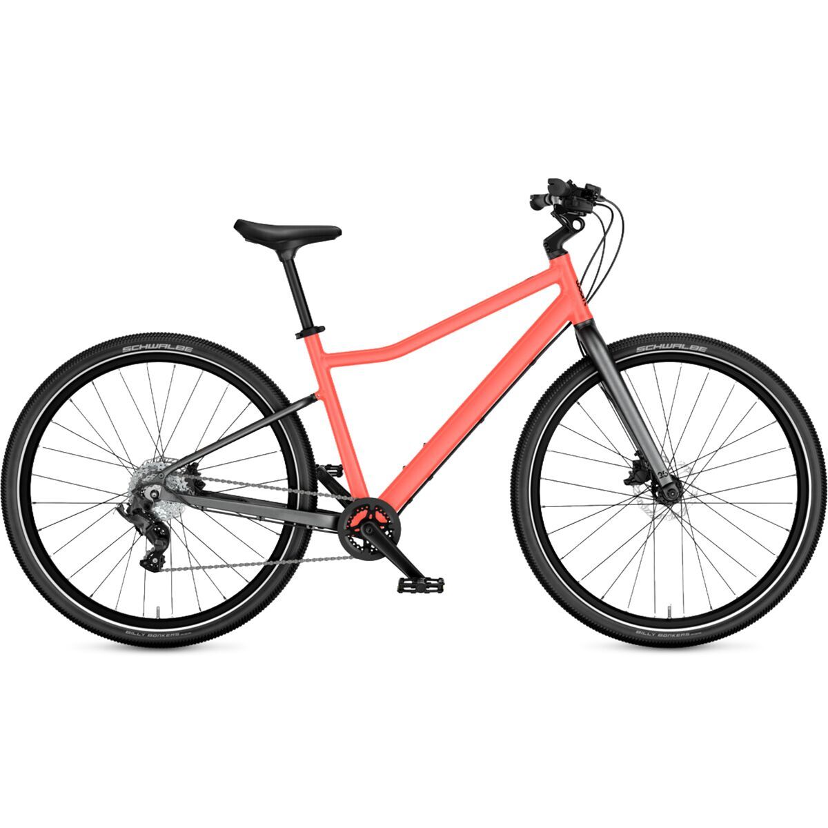 Image of Woom EXPLORE 6 26in Bike - Kids' Neon Coral, One Size
