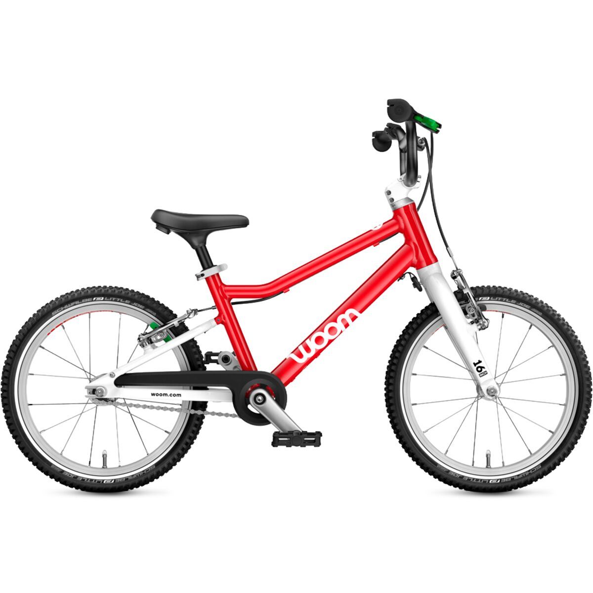 Image of Woom GO 3 16in Bike - Kids' Woom Red, One Size