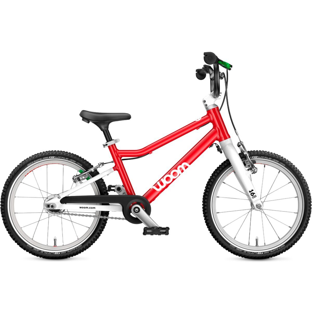 Image of Woom GO 3 Automagic 16in Bike - Kids' Woom Red, One Size