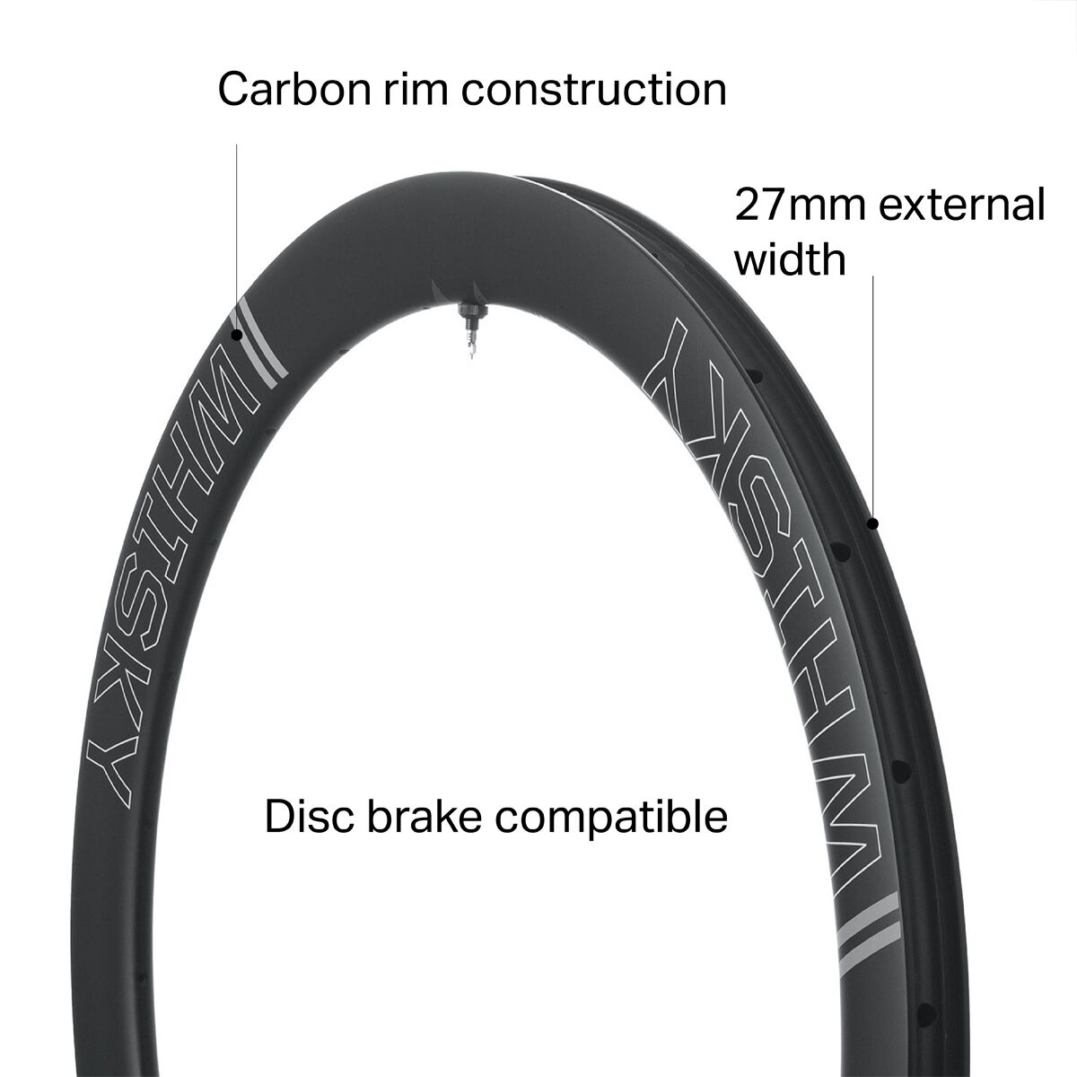 Whisky Parts Co. No.9 Carbon Tubeless 700c Road Rim - Bike