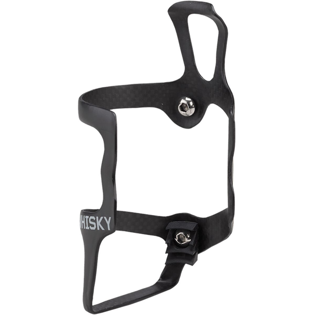 Image of Whisky Parts Co. Carbon Bottle Cage Matte Black, Side Entry Left