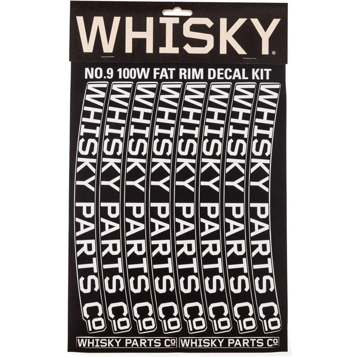 Image of Whisky Parts Co. 100W Rim Decal Kit - 2-Pack Light Gray, One Size