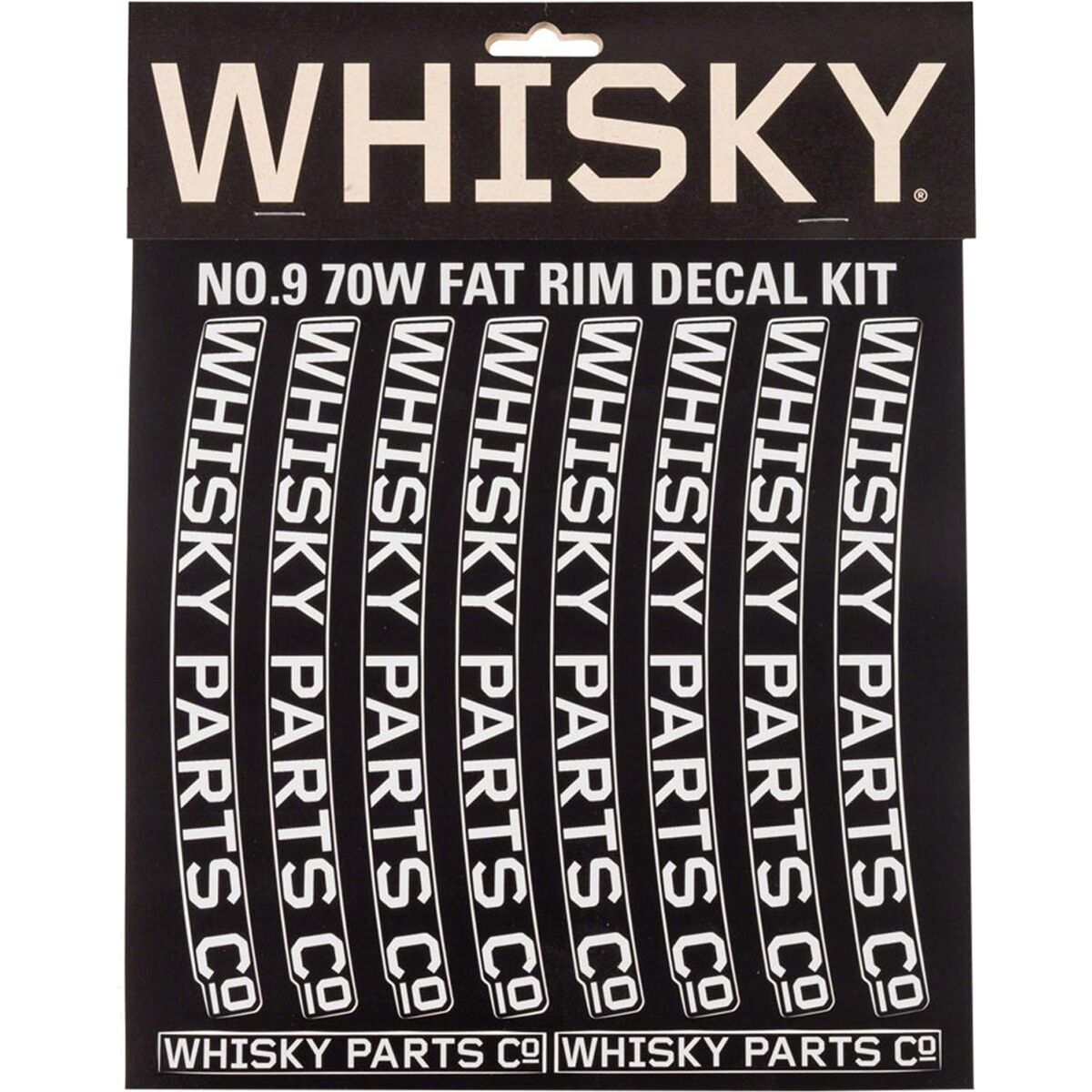 Whisky Parts Co. Whisky Parts Co. 70W Rim Decal Kit - 2-Pack