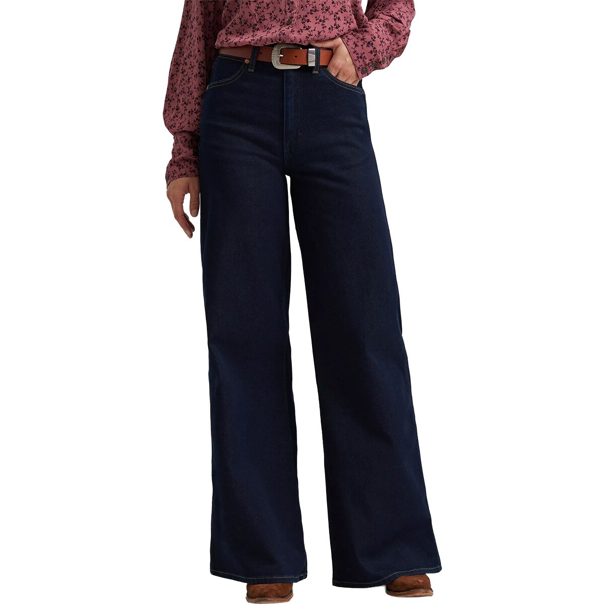 Image of Wrangler High Rise Canyon Trouser - Women's Denim Lines, 26x32