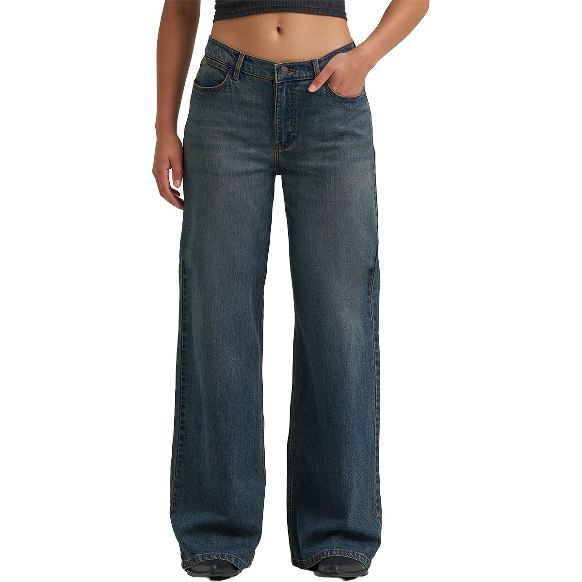 Image of Wrangler Low Rise Baggy Jean - Women's Butterfly, 28