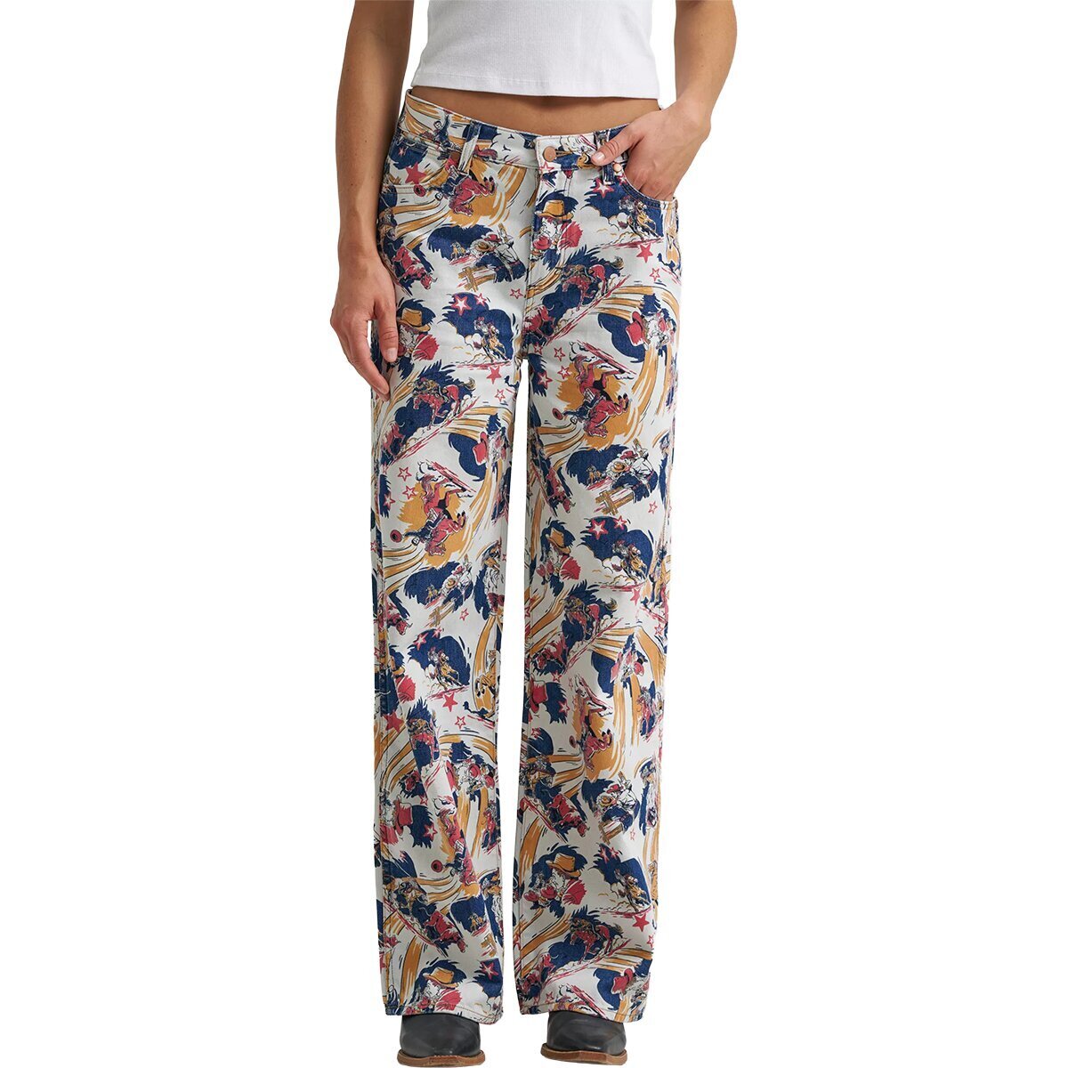 Wrangler Horsepower Loose Jean - Women's Multicolor Print, 24x32