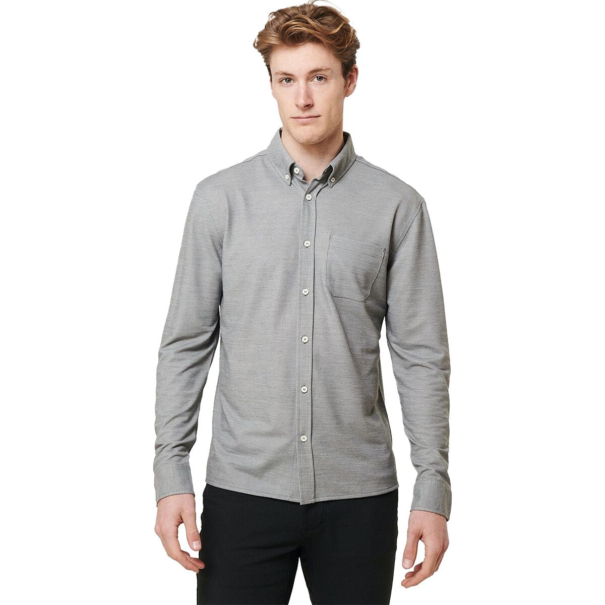 Limitless Merino Button-Down Shirt - Men