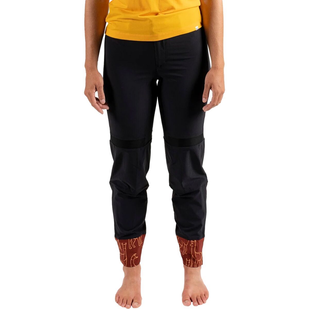 Wild Rye Freyah Bike Pant - Women's Llamas/Mahogany, 2